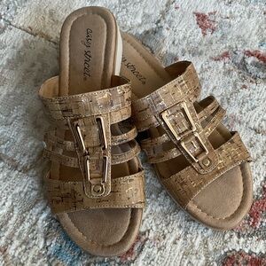 Easy Street Women's Sandals with Buckle Detail